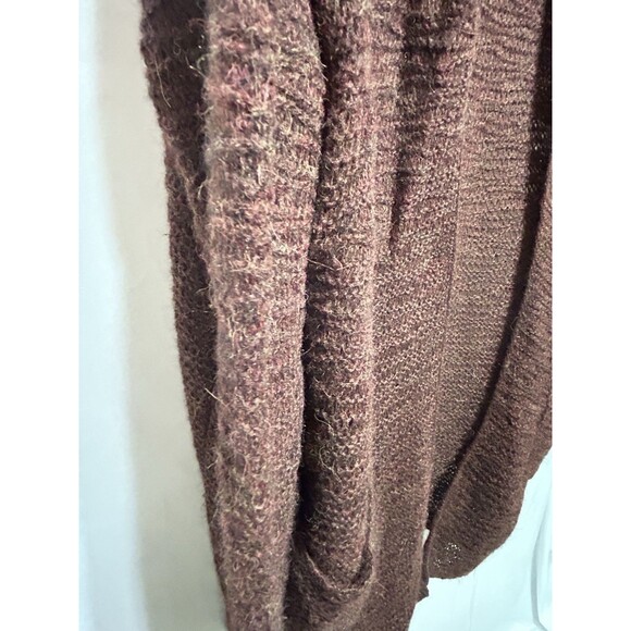 Eileen Fisher Petite Medium 100% Baby Alpaca Long Sleeve Cardigan - Picture 8 of 11